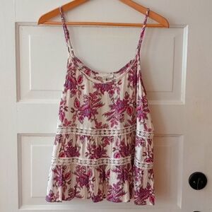 June & Hudson, large, paisley, strappy top